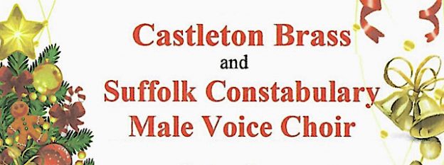 Castleton brass & Suffolk Constulary Male Voice Choir - It's Christmas Time - &th December 2024. Eye Town Hall