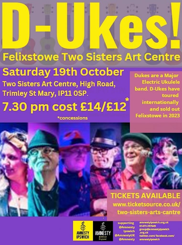 D'Ukes at Two Sisters Arts Centre - 19th October 2024