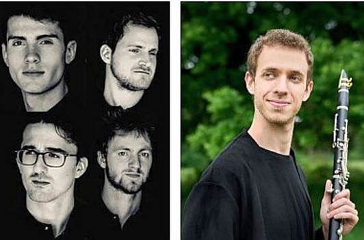 Quatuor Agate with Jonathan Leibovitz clarinet, ICMS Concert. 22nd february 2025 at Ipswich School