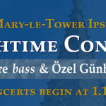 St Mary-le-Tower Church - Lunchtime Concerts - Finlay Bloore - Bass & Özel Günhanlar - Piano