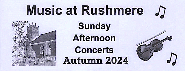 Music at Rushmere - Sunday Afternoon Concerts